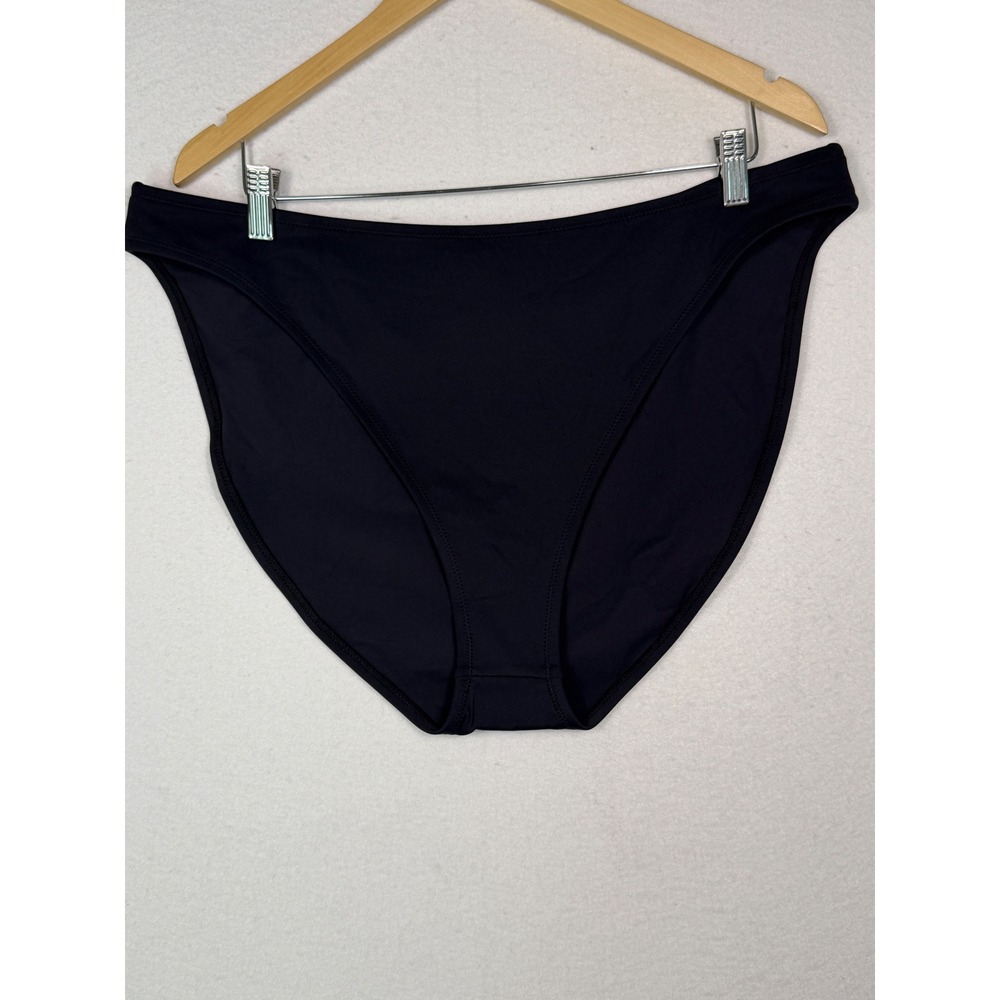 Skims Swim Bottoms Women 4X Onyx Black High Waist High Cut SW-BKN-0120 NEW